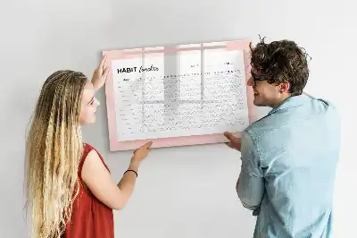 Lavagna magnetica per scrivere tracciatore di abitudini