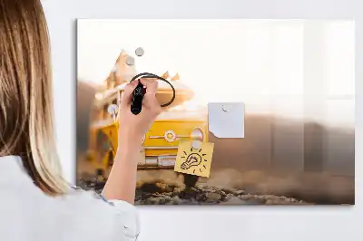 Lavagna magnetica per disegnare a tema vacanze in auto