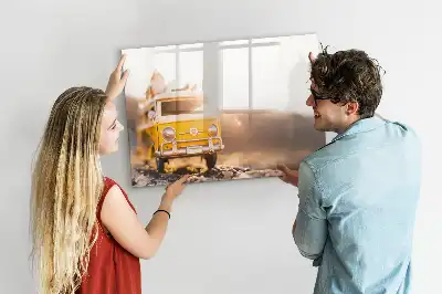 Lavagna magnetica per disegnare a tema vacanze in auto