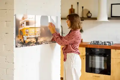 Lavagna magnetica per disegnare a tema vacanze in auto