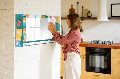Lavagna magnetica per scrivere orario delle lezioni