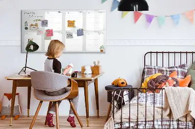 Lavagna magnetica per scrivere comodo pianificatore settimanale