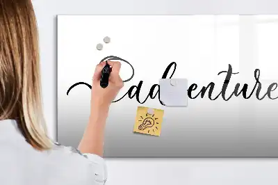 Lavagna magnetica per scrivere modello Testo Avventura