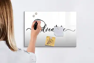 Lavagna magnetica per scrivere modello Testo Avventura