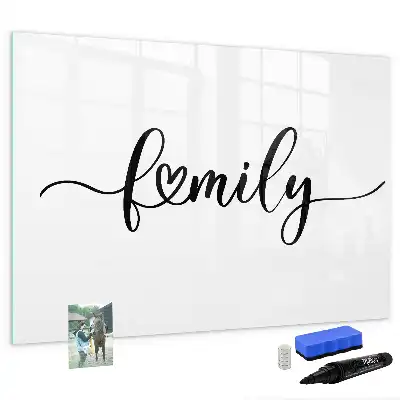 Lavagna magnetica per scrivere modello Famiglia
