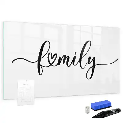 Lavagna magnetica per scrivere modello Famiglia