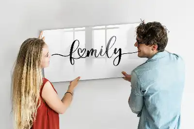 Lavagna magnetica per scrivere modello Famiglia
