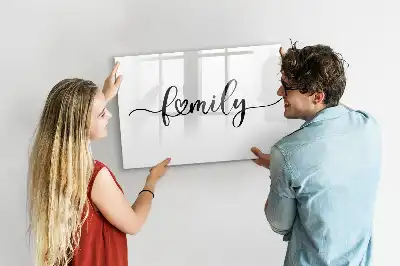 Lavagna magnetica per scrivere modello Famiglia