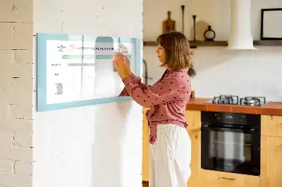 Pianificatore dei pasti lavagna magnetica per scrivere