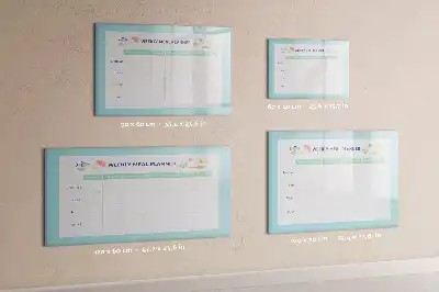 Pianificatore dei pasti lavagna magnetica per scrivere