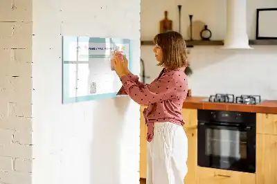 Pianificatore dei pasti lavagna magnetica per scrivere