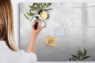 Lavagna magnetica per scrivere modello minimalista Olive