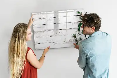 Lavagna magnetica per scrivere in legno