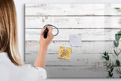 Lavagna magnetica per scrivere in legno