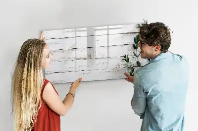 Lavagna magnetica per scrivere in legno