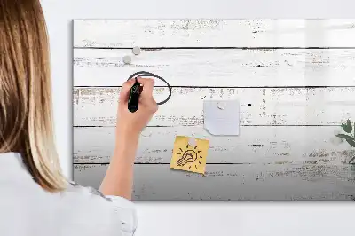 Lavagna magnetica per scrivere in legno