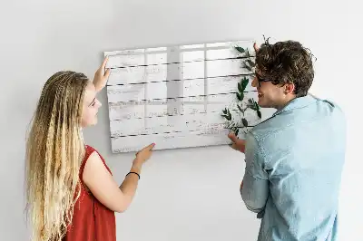 Lavagna magnetica per scrivere in legno