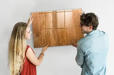 Lavagna magnetica con cornice in legno