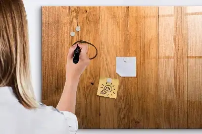 Lavagna magnetica con cornice in legno