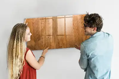 Lavagna magnetica con cornice in legno