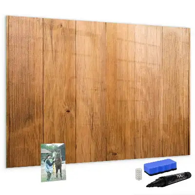 Lavagna magnetica con cornice in legno
