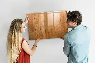 Lavagna magnetica con cornice in legno