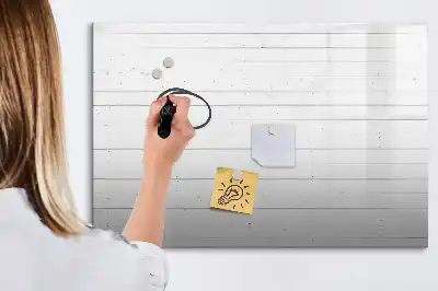 Lavagna magnetica per disegnare con motivo a pannelli di legno