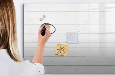 Lavagna magnetica per disegnare con motivo a pannelli di legno