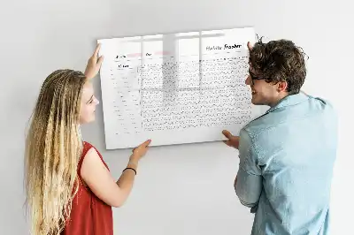 Lavagna magnetica per tracciare le abitudini per scrivere