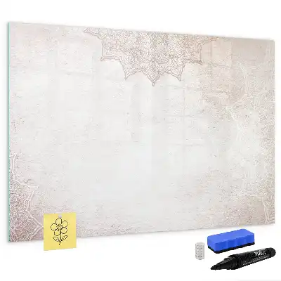 Lavagna magnetica per disegnare con motivo decorativo