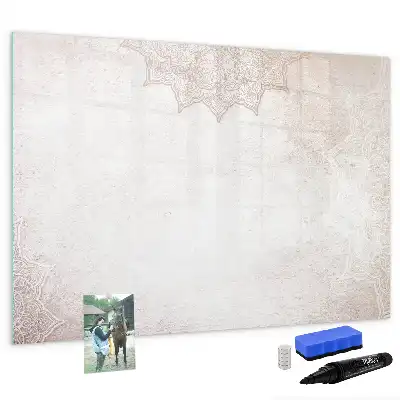 Lavagna magnetica per disegnare con motivo decorativo