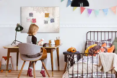 Lavagna magnetica per disegnare con motivo decorativo
