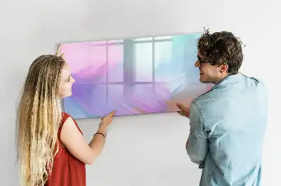Lavagna magnetica per disegnare motivo con piume colorate