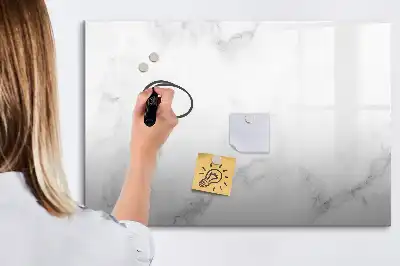 Lavagna magnetica da scrittura modello in marmo