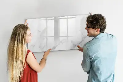 Lavagna magnetica da scrittura modello in marmo