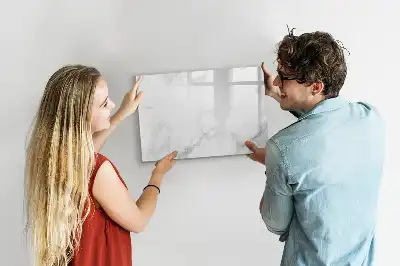 Lavagna magnetica da scrittura modello in marmo