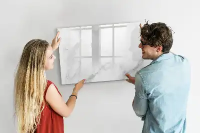Lavagna magnetica da scrittura modello in marmo
