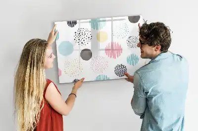 Lavagna magnetica per disegnare con motivo geometrico