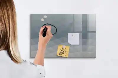 Lavagna magnetica per disegnare modello Onde