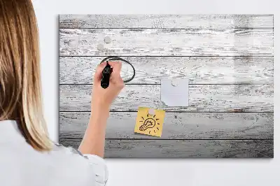 Lavagna magnetica per scrivere con assi dipinte