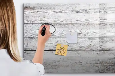 Lavagna magnetica per scrivere con assi dipinte