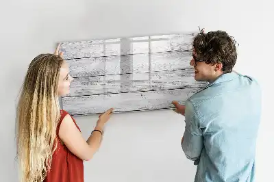 Lavagna magnetica per scrivere con assi dipinte
