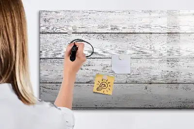 Lavagna magnetica per scrivere con assi dipinte