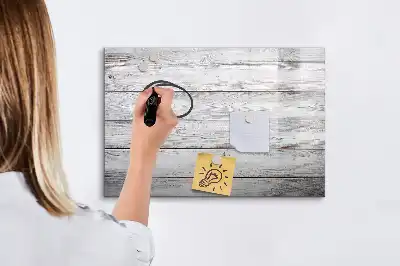 Lavagna magnetica per scrivere con assi dipinte