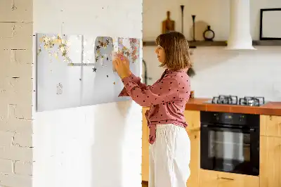 Lavagna magnetica per disegnare modello stelle