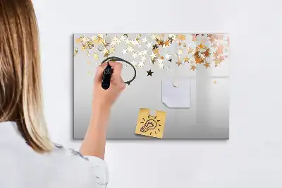 Lavagna magnetica per disegnare modello stelle