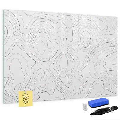 Lavagna magnetica per disegnare motivo con astrazione di macchie