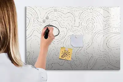 Lavagna magnetica per disegnare motivo con astrazione di macchie