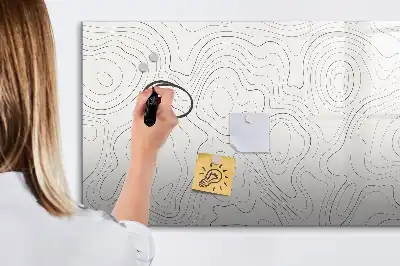 Lavagna magnetica per disegnare motivo con astrazione di macchie