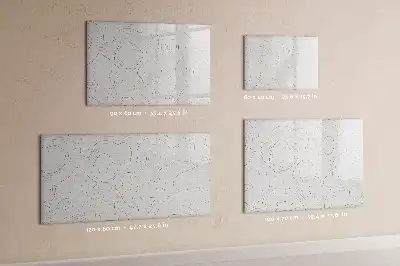 Lavagna magnetica per disegnare motivo con astrazione di macchie